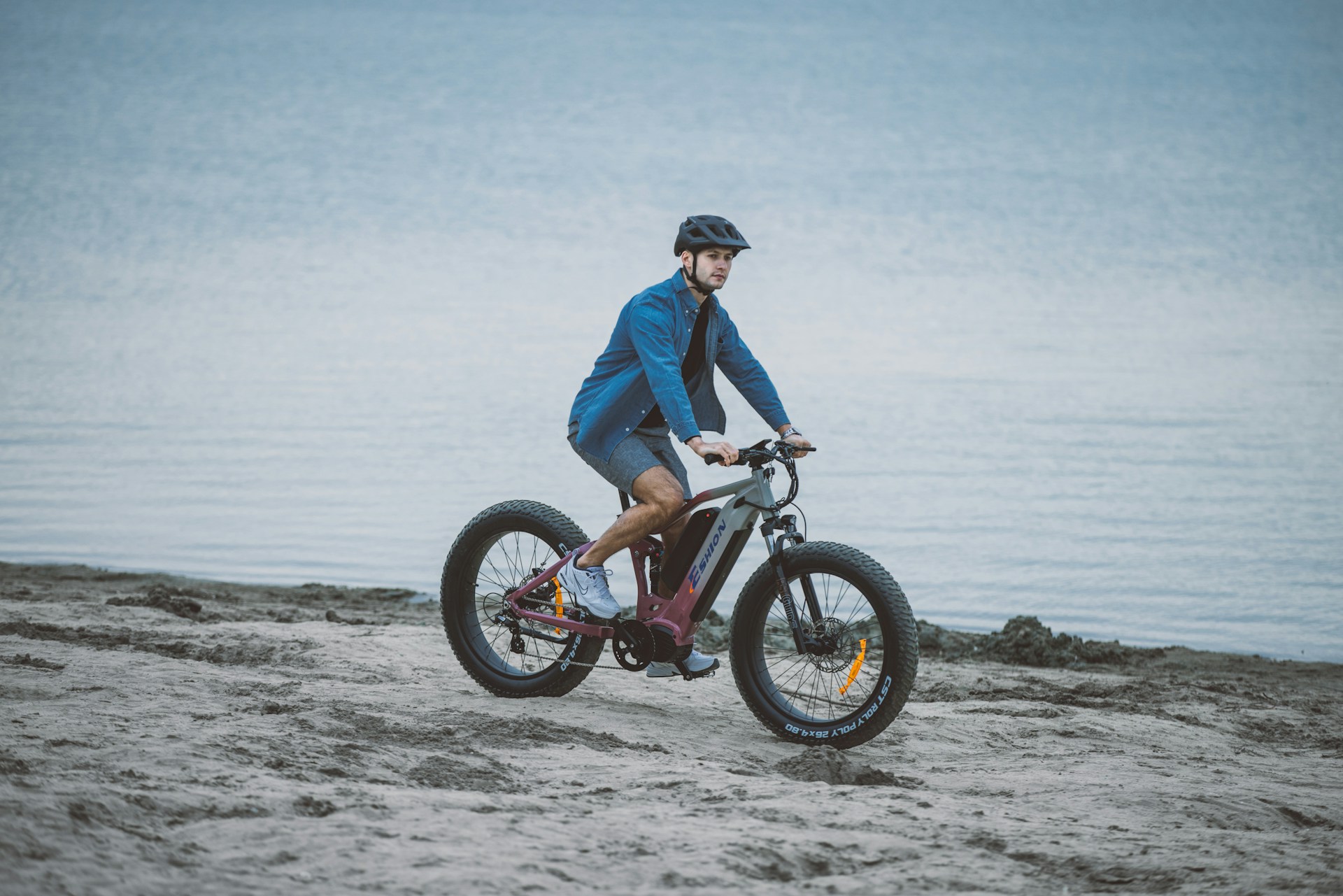 bike on a beach